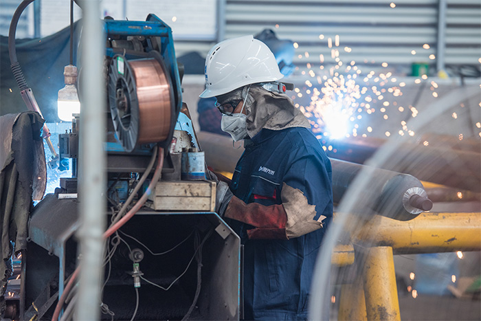 南通网架焊接车间